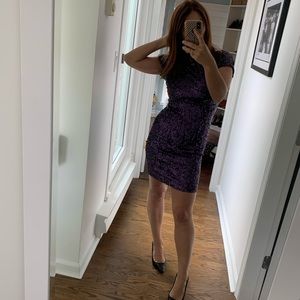 Purple Sequin Party Dress!